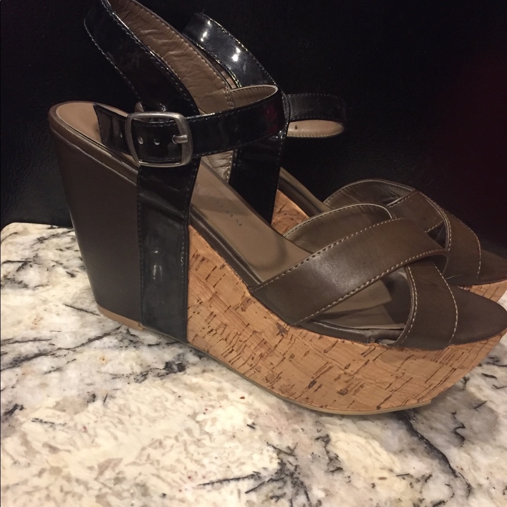 Chinese Laundry Cork Wedges